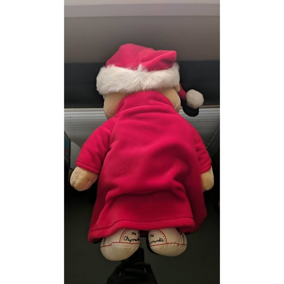 Vintage Alvin and the Chipmunks Christmas Stuffed Plush with Original Box RARE! - Picture 5 of 13